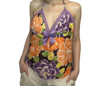 LA SENZA Floral Cami Size Medium